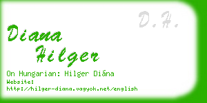 diana hilger business card